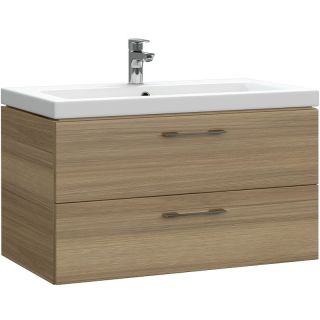 Тумба под раковину Cersanit LARA 64138 80 см под столешницу орех